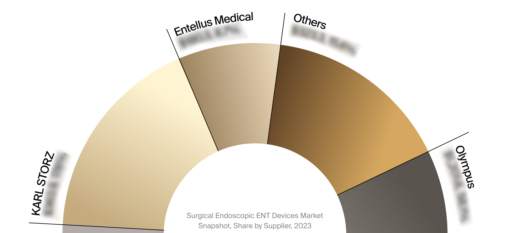 Sneak peek of the surgical endoscopic ENT devices market competitor analysis.