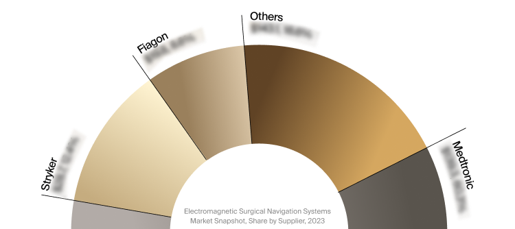 Sneak peek of the electromagnetic surgical navigation systems market competitor analysis.