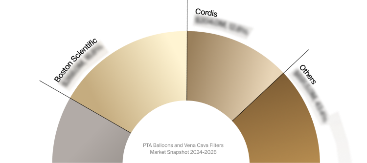 Sneak peek of the PTA balloons and vena cava filters market competitor analysis.