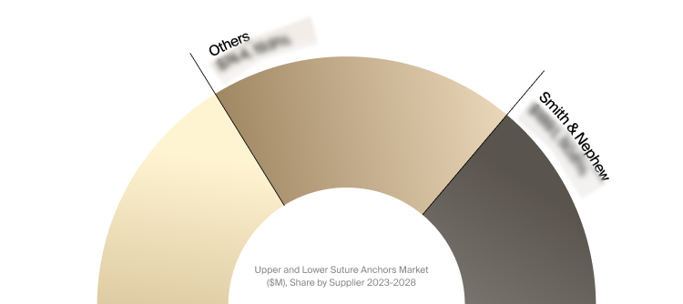 Sneak peek of the upper and lower extremity suture anchors market competitor analysis.