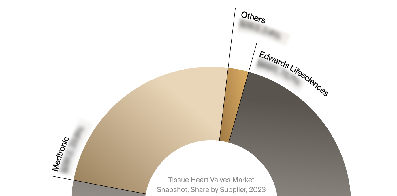 Sneak peek of the tissue heart valves market competitor analysis.